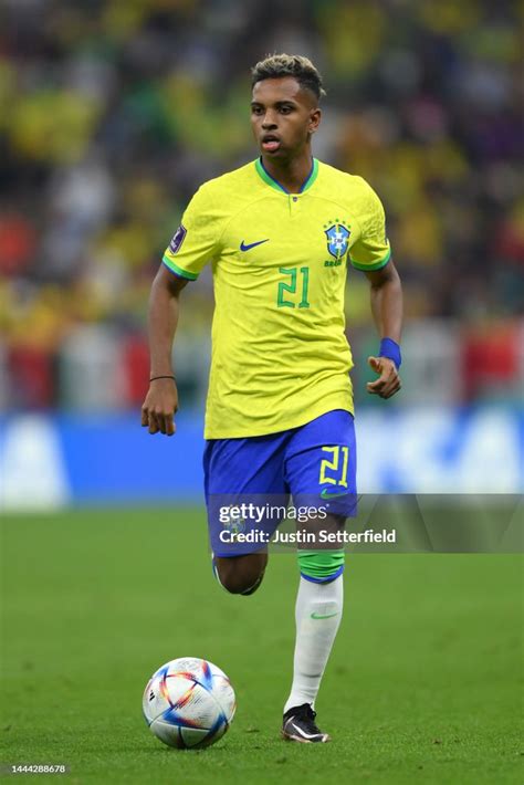 Rodrygo of Brazil during the FIFA World Cup Qatar 2022 Group G match ...