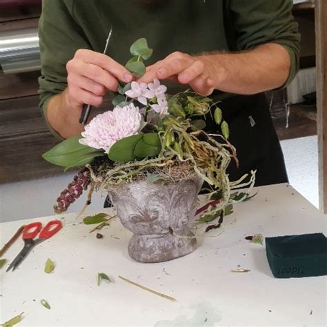 Floristik Anleitung Blumengesteck Video Blumen Gestecke