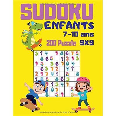 Sudoku Enfants Ans Grilles X Adapt Es Aux Enfants Niveau Tr S