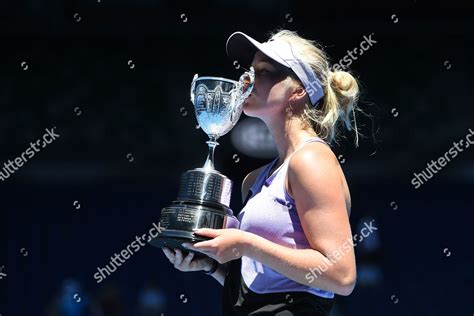 Clara Tauson Denmark Holds Her Trophy Editorial Stock Photo - Stock Image | Shutterstock