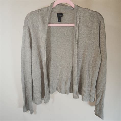 Eileen Fisher Sweaters Eileen Fisher 0 Linen Openfront Cardigan