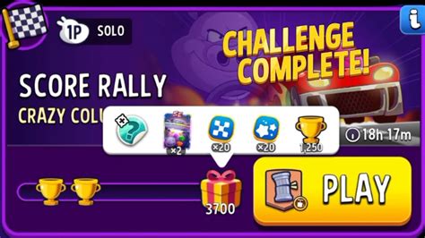 Solo Challenge Score Rally 6 Moves Crazy Columns Blow Em Up Match