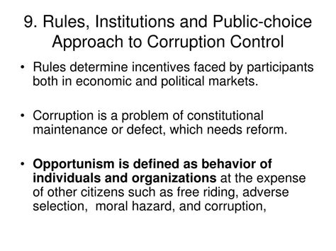 Ppt Chapter 14 Corruption And Development By John Mbaku Powerpoint