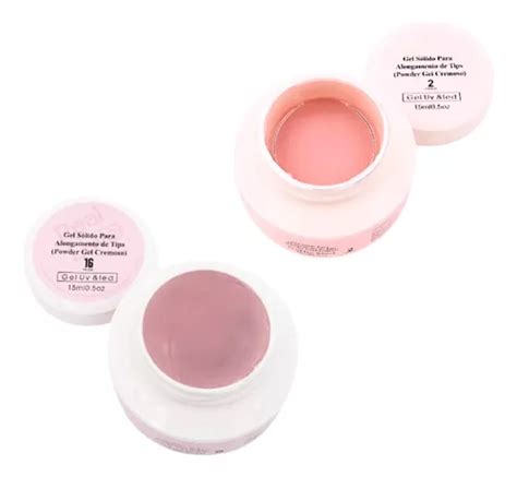 Kit Gel Sólido Real Love Pink Nude Nude 15ml Tips Unha Uv MercadoLivre