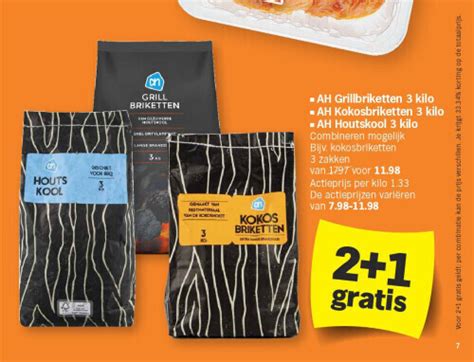 Ah Grillbriketten 3 Kilo Promotie Bij Albert Heijn