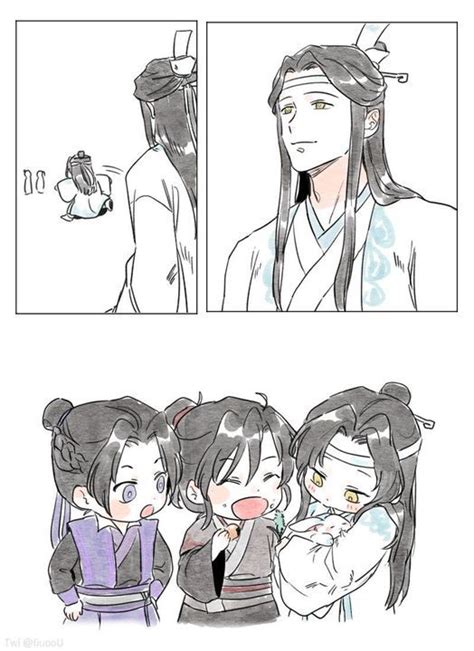 C Mics Del Wangxian C Mic Un Micro Encendido Chibi Anime