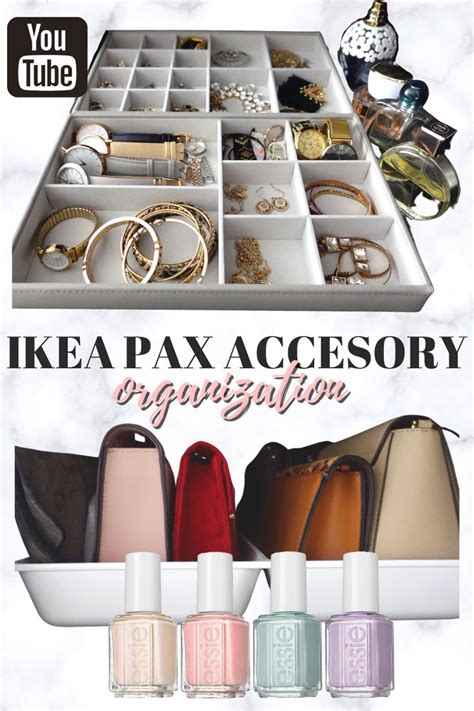 IKEA PAX Accessories Organization | Purse organization, Ikea pax, Accessories