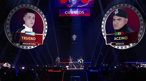 Cuartos De Final Trueno Vs Aczino Red Bull Internacional 2019 Youtube