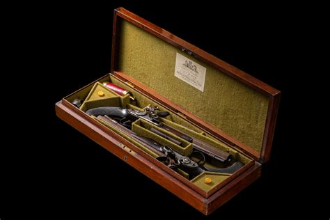 Cased Flintlock Duelling Pistols By John Manton Of London — M Plumridge