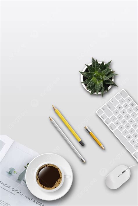 Minimalistic White Desk Atmosphere Background Wallpaper Image For Free ...