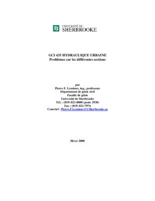 Exercices Hydraulique Urbaine Pdf Notice Manuel D Utilisation