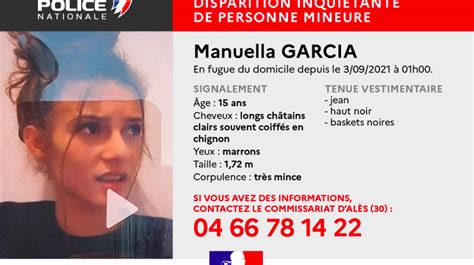 AlÈs Disparition Inquiétante Dune Jeune Fille âgée De 15 Ans