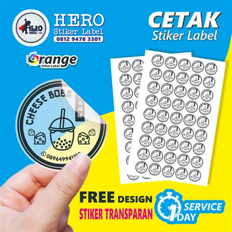 Jual Cetak Stiker Label Stiker Produk Stiker Waterproof Stiker Custom Label Stiker