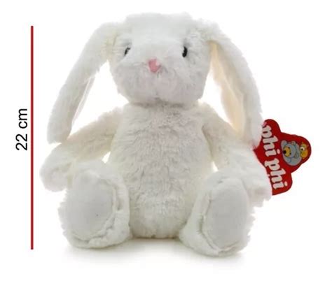 Peluche Conejo Blanco Suave Cm Phi Phi Toys