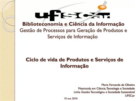 Ppt Ciclo De Vida De Produtos E Serviços De Informação Powerpoint