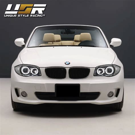 Depo V White Led Angel Halo Projector Headlight For Bmw E E