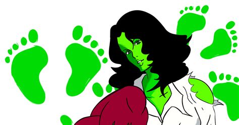 Footfetish She Hulk Sexy Feet Makotoのイラスト Pixiv