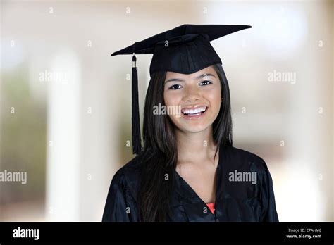 Teenage girl about to have her high school graduation Stock Photo - Alamy