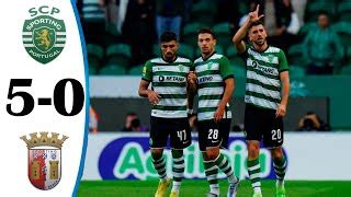 Sporting Lisbon Vs Braga All Goals Extended Highlights