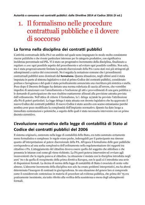 Riassunto Autorità e consenso nei contratti pubblici Autorità e