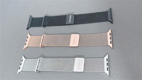 Defense Stainless Steel Wristband Mesh Band For Apple Watch - Skyline ...
