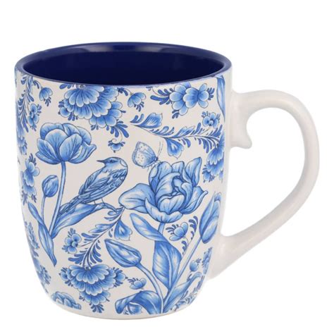 Senseo Coffee Mug Delft Blue Tulips 175ml Cups And Mugs Souvenirs