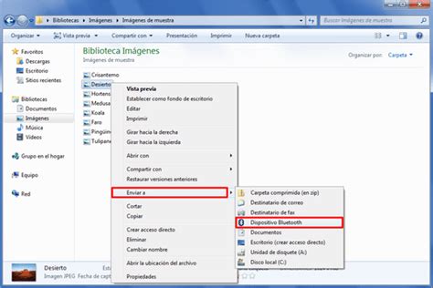 Usar Bluetooth En Windows 7 Para Enviar Y Recibir Archivos