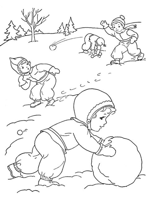 Disegni Sull Inverno Da Colorare Per Bambini Pianetabambini It