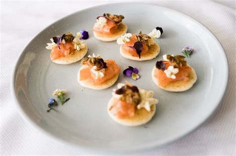 Blini Salmon Caper Cream Cheese