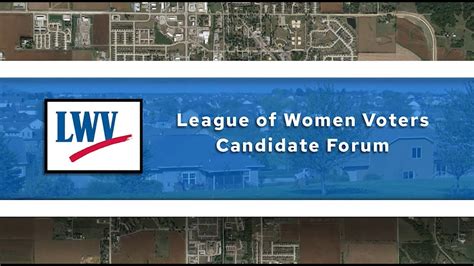 North Liberty League Of Women Voters Candidate Forum For Nov 7 2023 Election Youtube