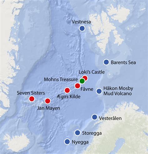 Hydrothermal Vents Map