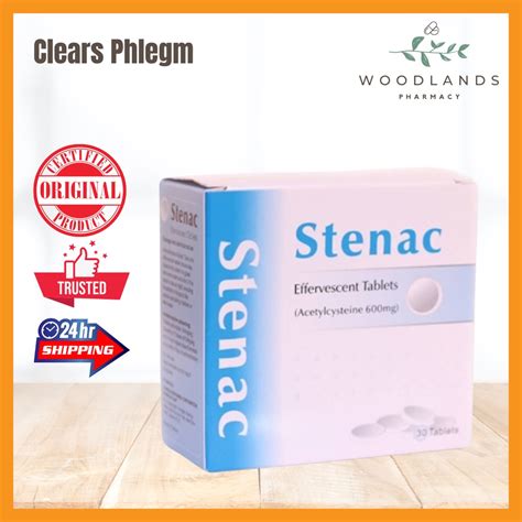 STENAC EFFERVESCENT TAB 600MG ACETYLCYSTEINE 30 S Shopee Malaysia