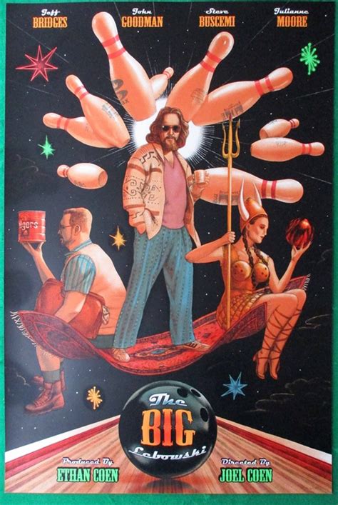 The Big Lebowski Poster, Mondo/AMP (24"x 36", 61cm x 91.5 cm), 1998, Burton Jonathan