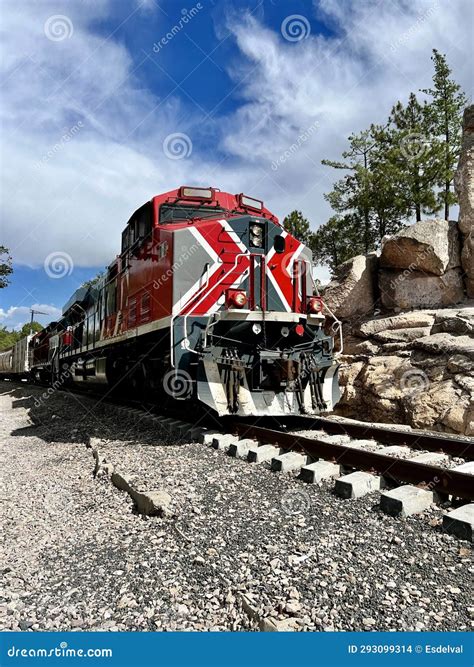 Daylight Capture Of Ch P Locomotive Sierra Tarahumara Journey Stock