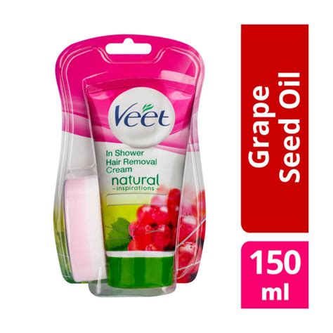 Buy Veet Natural In Shower Hair Removal Cream 150mL Coles