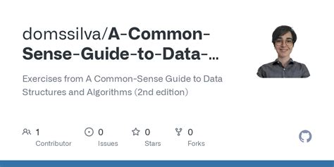 Github Domssilva A Common Sense Guide To Data Structures And Algorithms Exercises From A