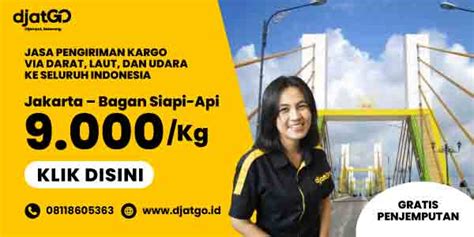 Cargo Ekspedisi Jakarta Bagansiapiapi Murah Free Pickup