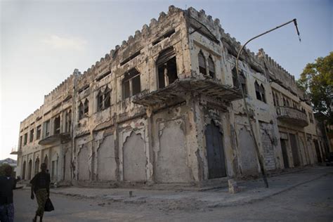 The beauty of the building is still visible - and so is the destruction ...