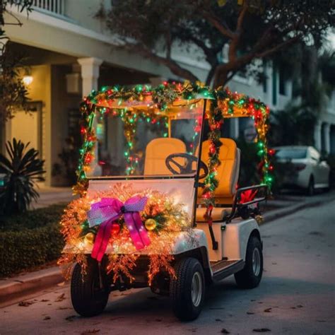 47 Golf Cart Christmas Decorating Ideas For Holiday Fun Best Online