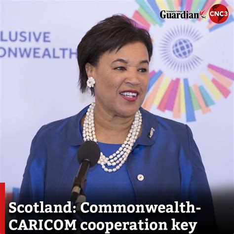 Cnc Tv On Twitter Commonwealth Secretary General Patricia Scotland