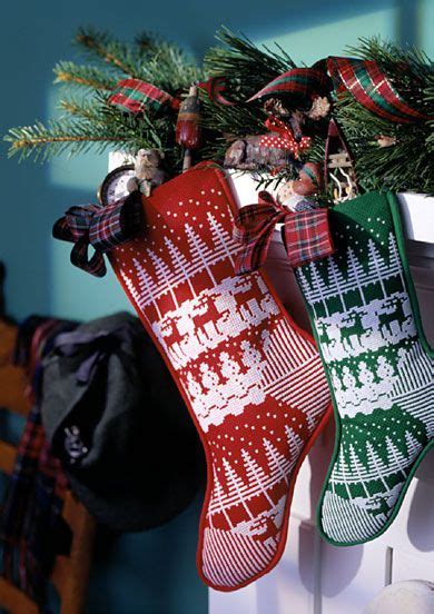 Cross Stitch Pattern Christmas Stocking - Cross Stitch Patterns