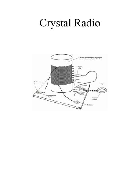 Crystal Radio | Electric Current | Electricity