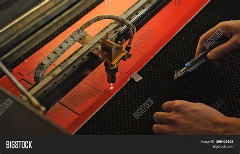laser cutting beam image photo  trial bigstock