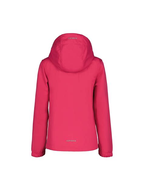 Icepeak Kleve Jr Softshell Ski Jas Kinderen Roze Skiwebshop