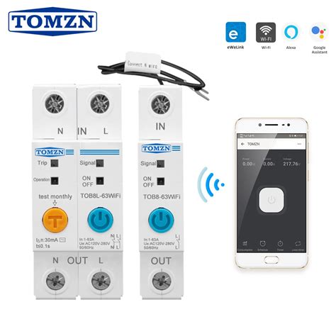 63a Ewelink Wifi Smart Switch Energy Meter Kwh Metering Monitoring Circuit Breaker Timer Relay