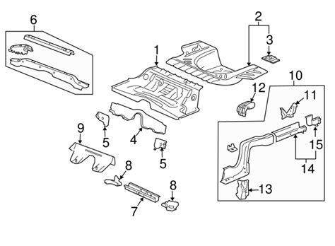 Cadillac Cts Floor Panel Crossmember Extension