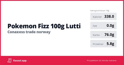 Pokemon Fizz G Lutti Kassalapp