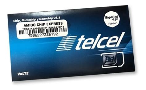 Chip Telcel 4g Con 12 Meses De Servicios Ilimitados 37000mb Mercado