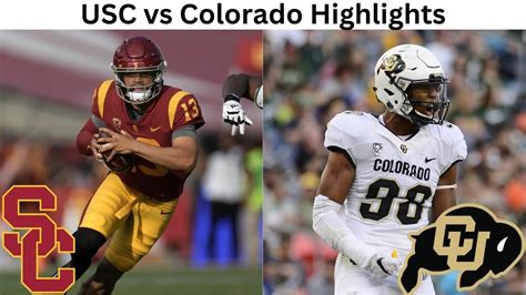 Usc Vs Colorado Highlights College Football Youtube