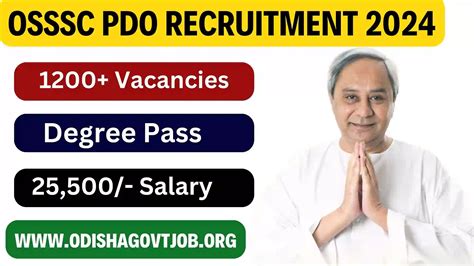 Osssc Pdo Recruitment Apply Link Available For Pdo Jobs